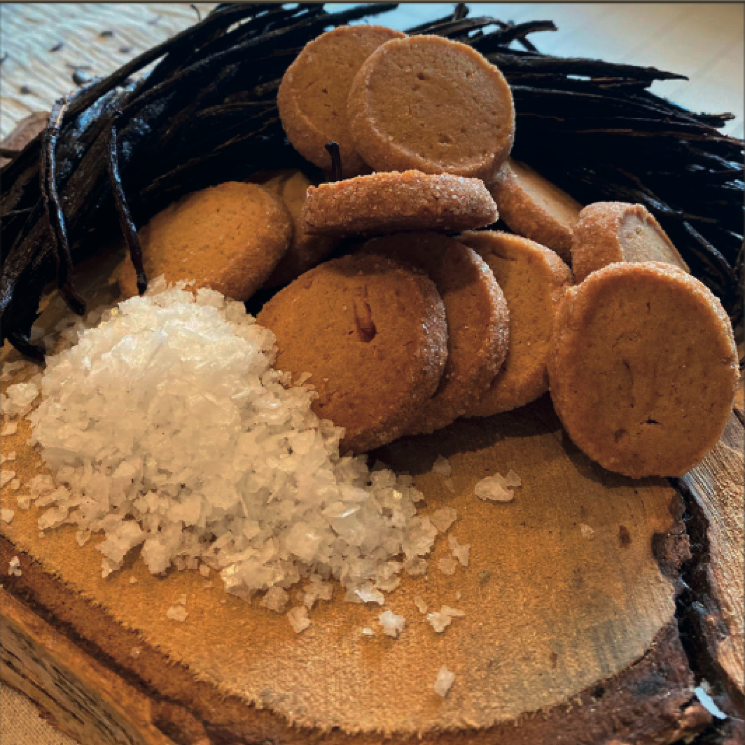 Sablè al caramello salato